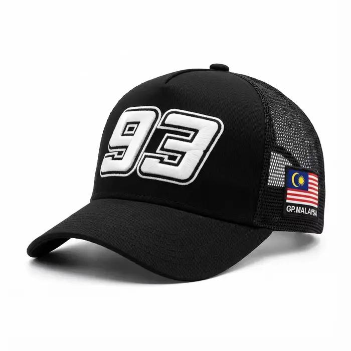 Casquettes de baseball brodées en maille respirante unisexe