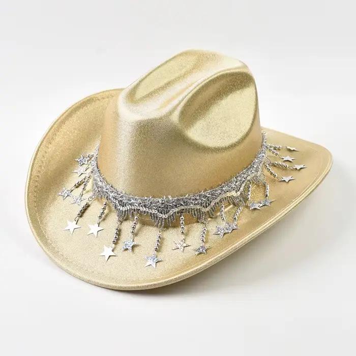 Chapeau Fedora à paillettes pour femmes