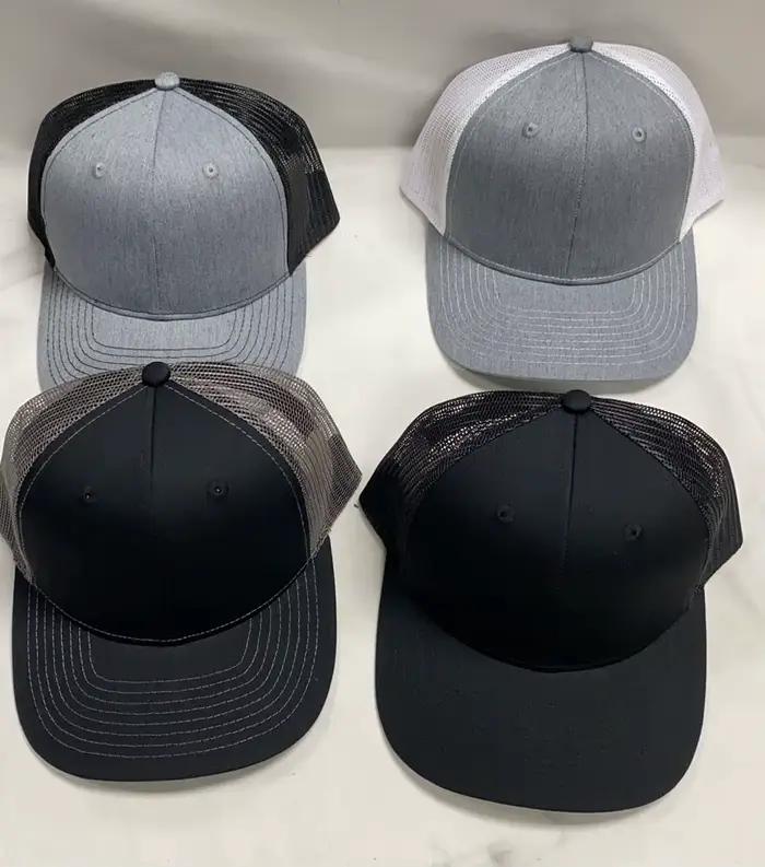 Casquette de camionneur personnalisée en patch de cuir, multifonction, réglable, pour adultes, quatre saisons, style sport, décontracté, broderie élégante, ajustement parfait, variété de couleurs