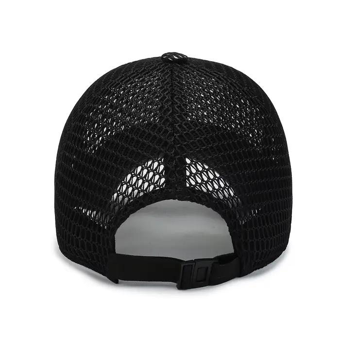 Casquette de baseball en polyester respirant pour homme, pêche, camionneur, snapback, été, ajustement parfait, résistant aux intempéries