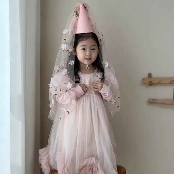 Chapeau maille fleur feutrée bandana de cheveux joyeux anniversaire occasion spéciale femme chapeaux princesse festive ocassionnelle