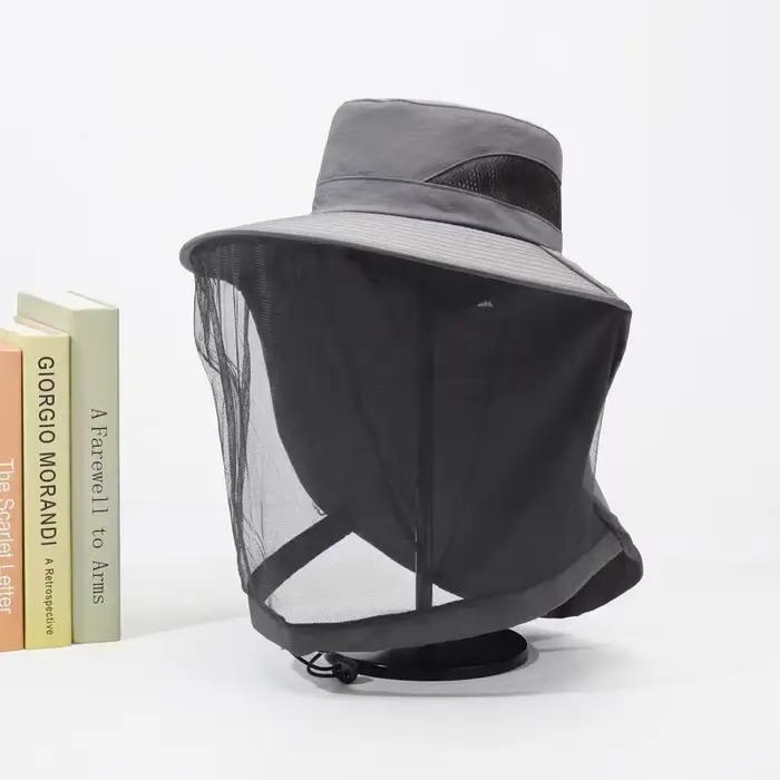 Chapeau anti-moustiques d'extérieur pour hommes et femmes