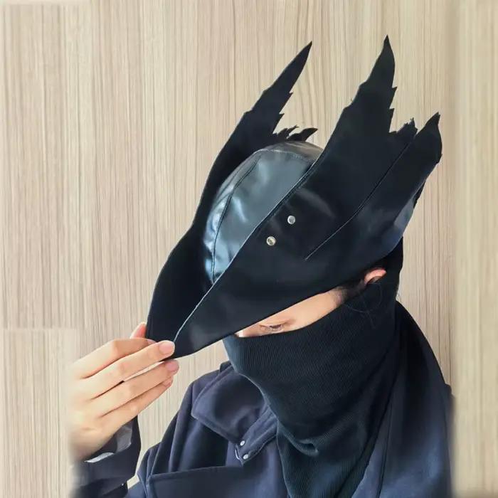 Nouveau Chapeau Unisexe en Cuir PU Style Gothique Assassin Chasseur