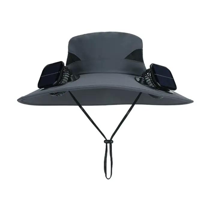 Chapeau solaire anti-UV créatif avec ventilateur ​ ​ Rechargeable ​ ​