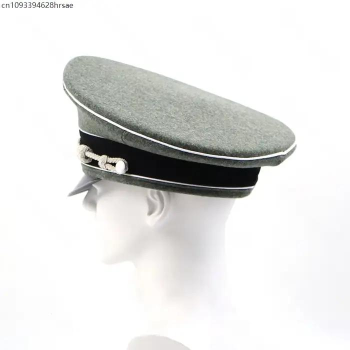 Casquette militaire de style allemand pour hommes et femmes