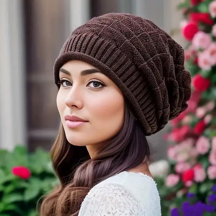 Bonnet épais et ample pour femme