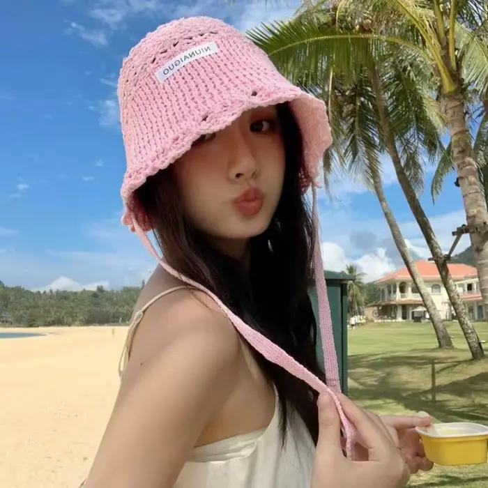 Chapeau de soleil pliable pour femme avec protection UV