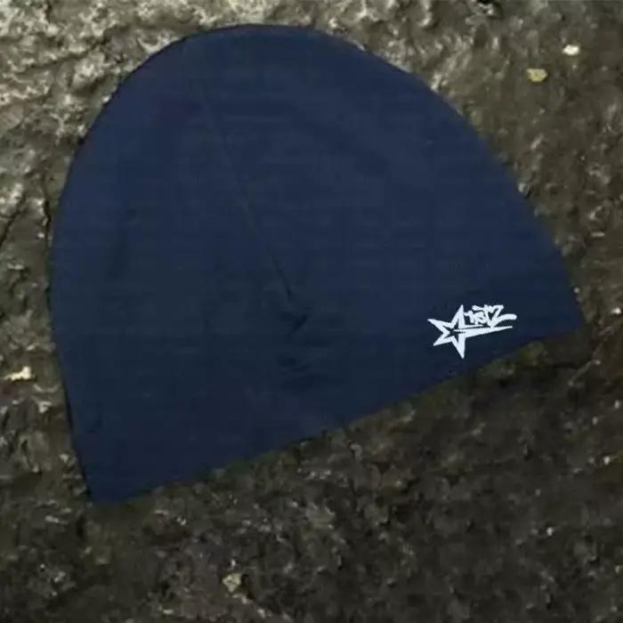 Chapeau tricoté en nylon imprimé étoiles