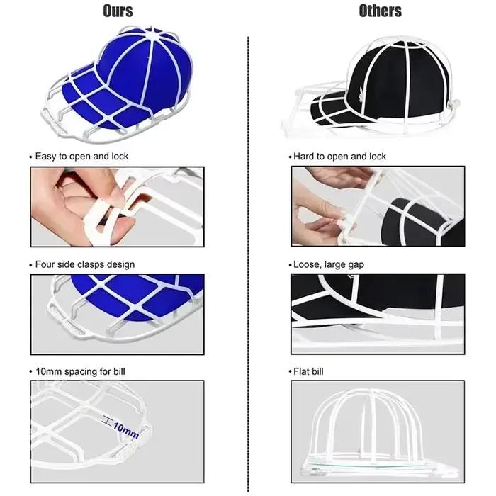 Casquette de baseball anti-déformation pour lave-linge