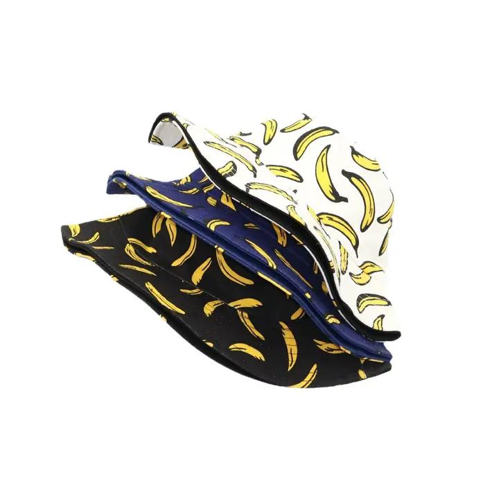 Chapeau de seau double face polyester dessin animé sportif pour hommes et femmes style décontracté protection solaire quatre saisons occassions multiples à offrir