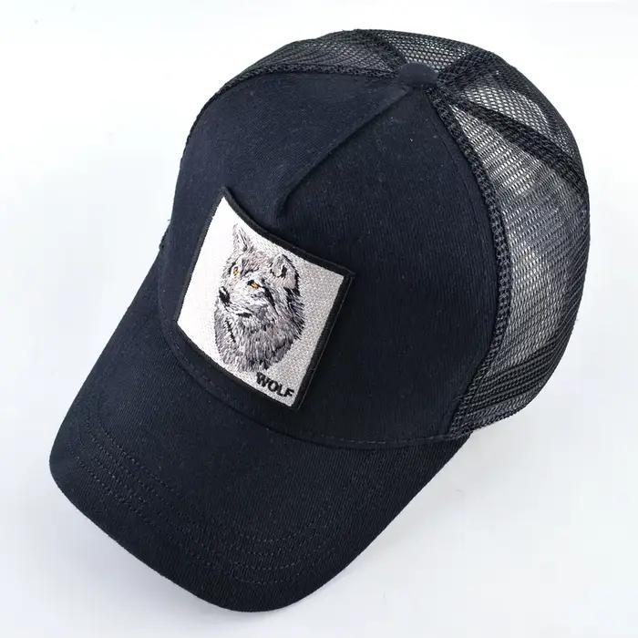Casquette de Baseball à la mode avec Patch de loup brodé