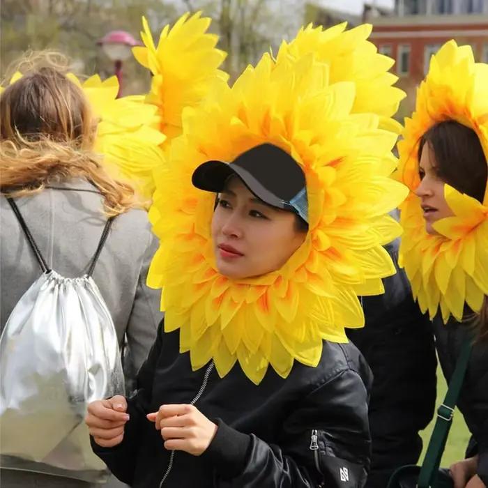 Chapeau de tournesol amusant et mignon