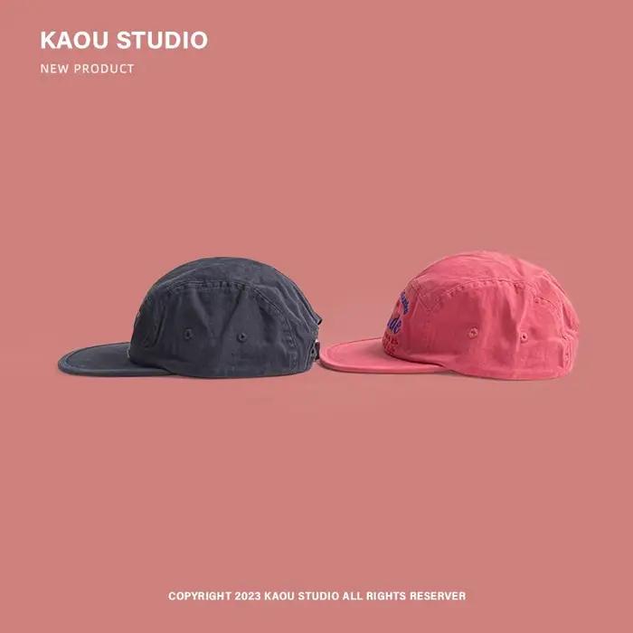 Casquette de baseball à bord plat hip hop street fashion