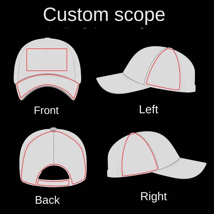 Casquette pare-soleil avec logo personnalisé pour hommes et femmes