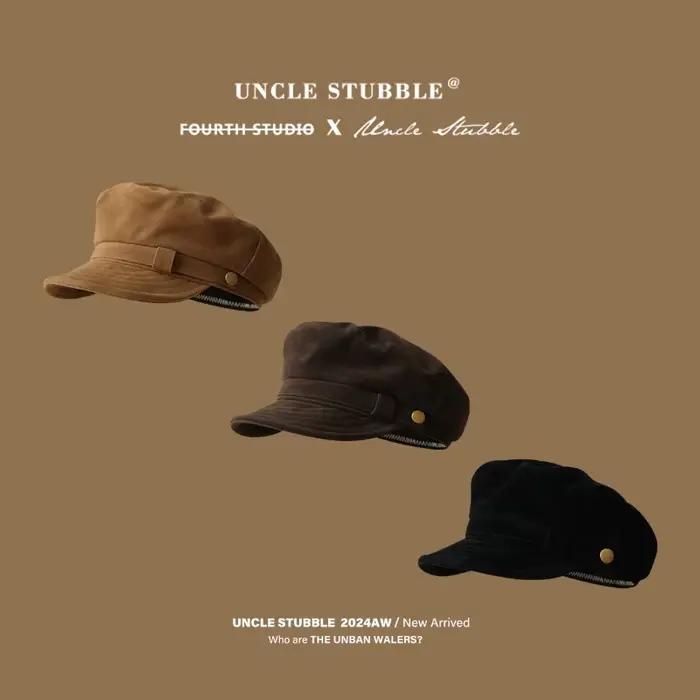 Casquette de style marin vintage pour l'automne et l'hiver
