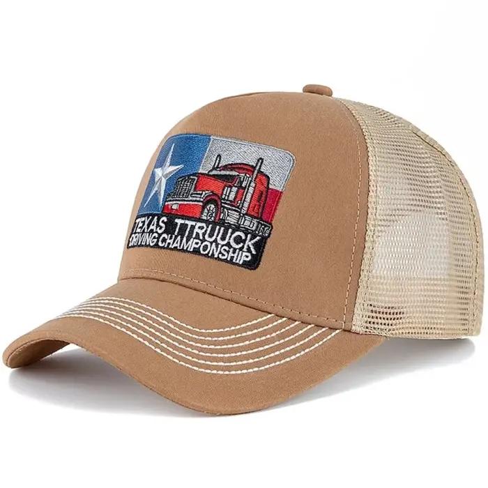 Casquette UP Positive Texas Unisexe Brodée Style Sport Coton Polyester Taille Unique Adultes Occasions Estivales Sorties Plein Air