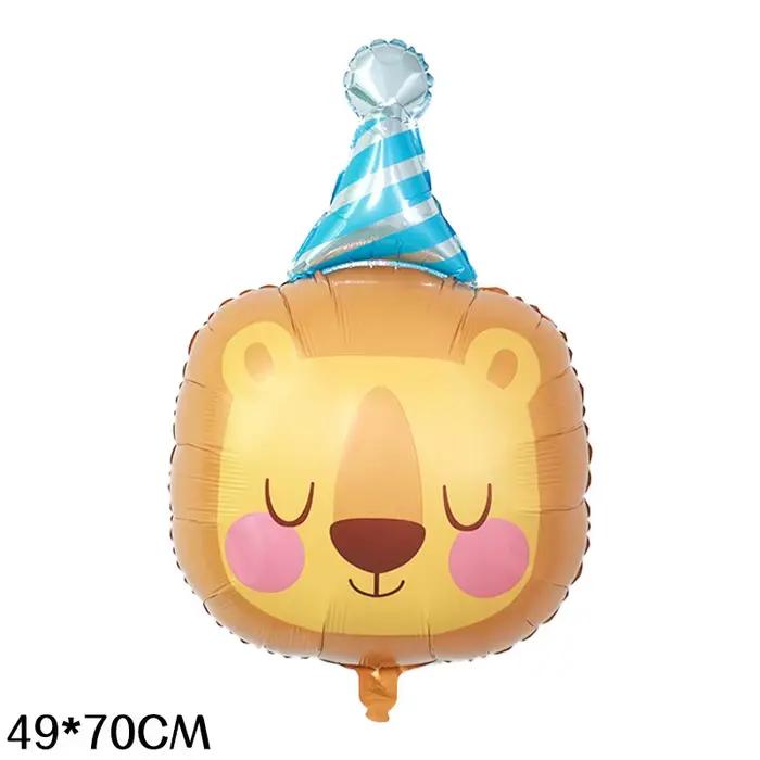 1 chapeau d'anniversaire mignon en forme de petit animal