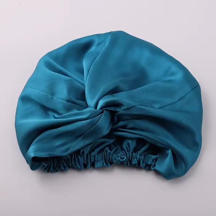 Bonnet de nuit 100% soie de mûrier 19 Momme pour femme