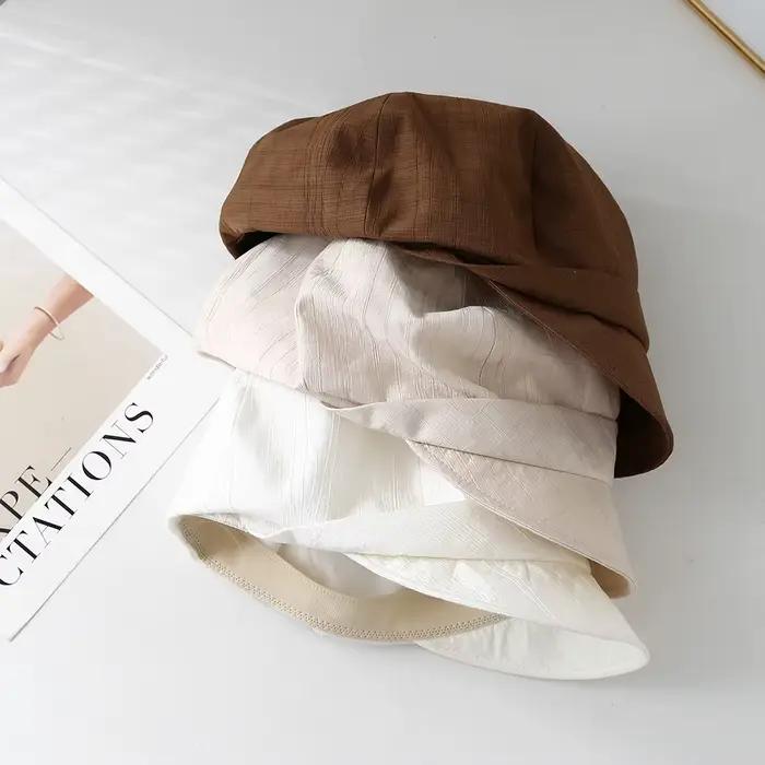 Béret de peintre coréen rétro britannique pour femme