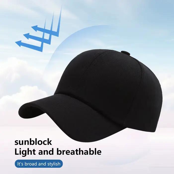 Chapeau unisexe sport coton incurvé protection solaire anti-poussière réglable homme femme occasions extérieures