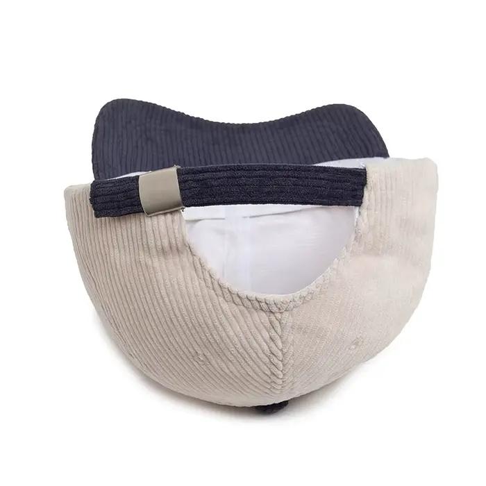 Casquette de baseball en velours côtelé unisexe, style sport, patchwork, réglable, pour homme et femme, occasions hip hop et sportives de plein air