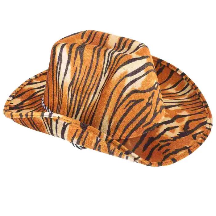 Chapeau imprimé tigre pour hommes