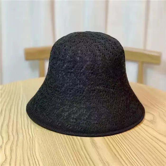 Chapeau de pêcheur d'été tricoté en papier creux