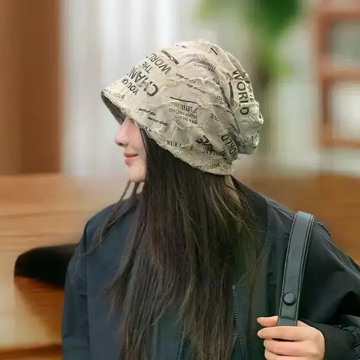 Mode Hip Hop bonnets chapeaux pour hommes femmes automne hiver mince Bonnet Gorras unisexe Streetwear Beanie Style ample