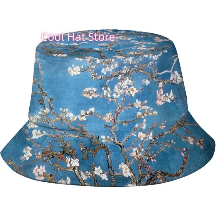 Chapeaux seau fleur 4 Van Gogh pour femmes et hommes