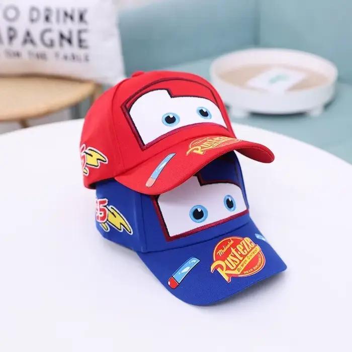 Lightning McQueen printemps automne été chapeau enfant voitures dessin animé chapeau visière protection solaire casquette baseball décontractée cadeau occasionnels enfants jouets anniversaire surprise