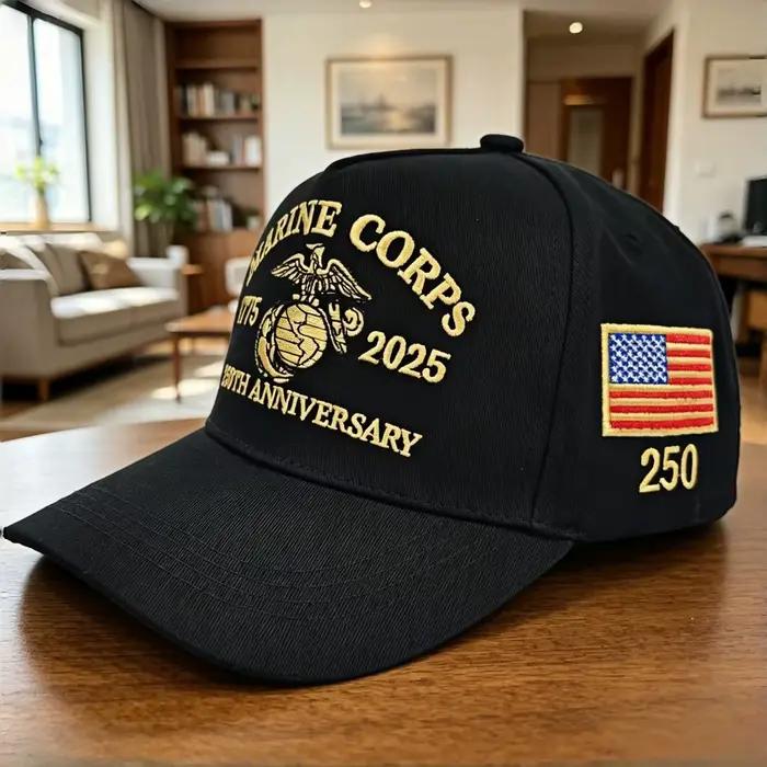 Casquette de baseball brodée Eagle Ball 250th Anniversary - Chapeau de soleil réglable