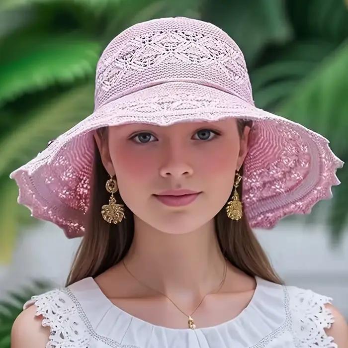 Nouveau chapeau d'été en paille version coréenne