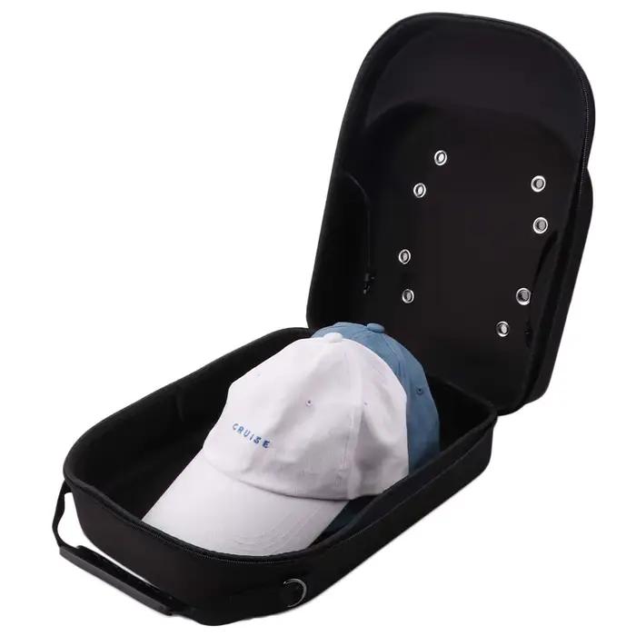Sac de transport pour chapeaux à coque rigide en tissu robuste pour collectionneurs élégants et protection ultime pour occasions spéciales