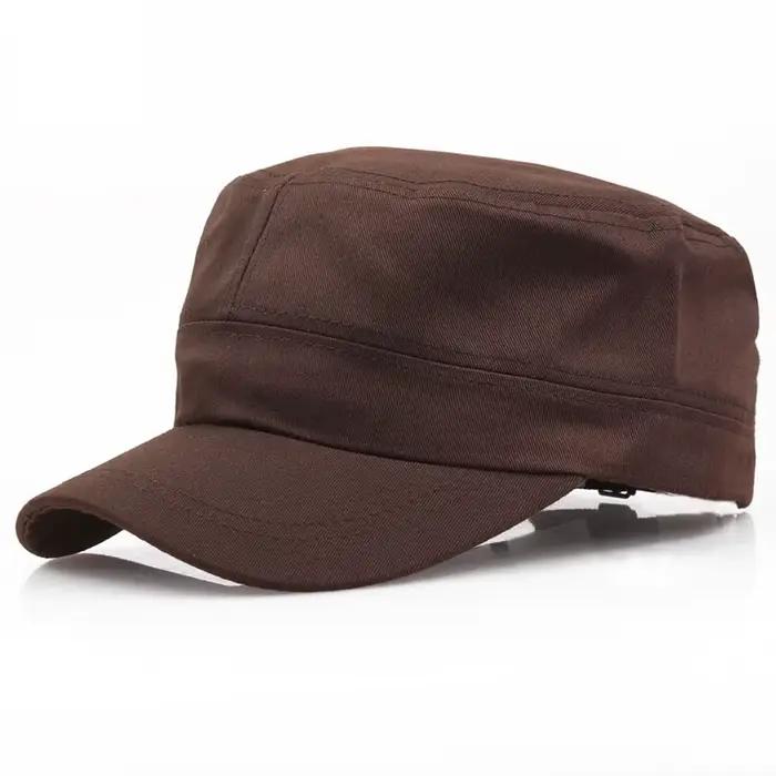 Chapeau militaire unisexe ajustable en coton pour hommes et femmes, multi-saisons, style décontracté pour diverses occasions