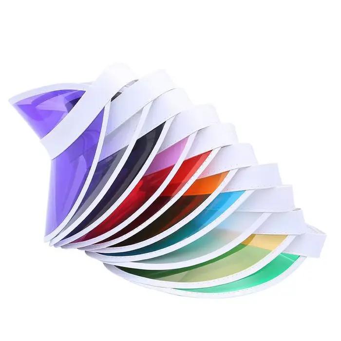 Chapeau de soleil Transparent en PVC unisexe pour étudiants