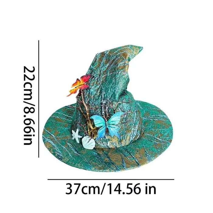 Chapeau pointu design torsadé polyester taille réglable femme style sport occassions spéciales voyage soirees costumées