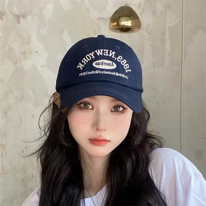 Casquette de Baseball Vintage avec Lettres pour Homme et Femme