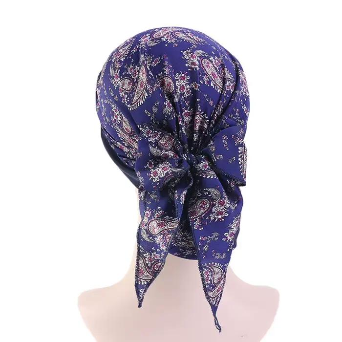 Foulard de tête pour femme contre le cancer