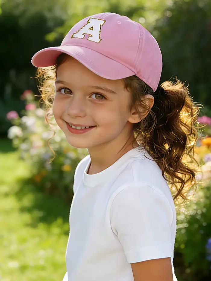 Casquette de baseball rose pour enfants