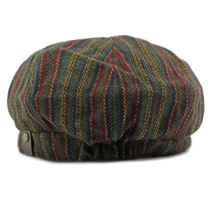 Béret octogonal en coton polyester pour hommes et femmes style sportif et élégant pour printemps et automne occassions décontractées
