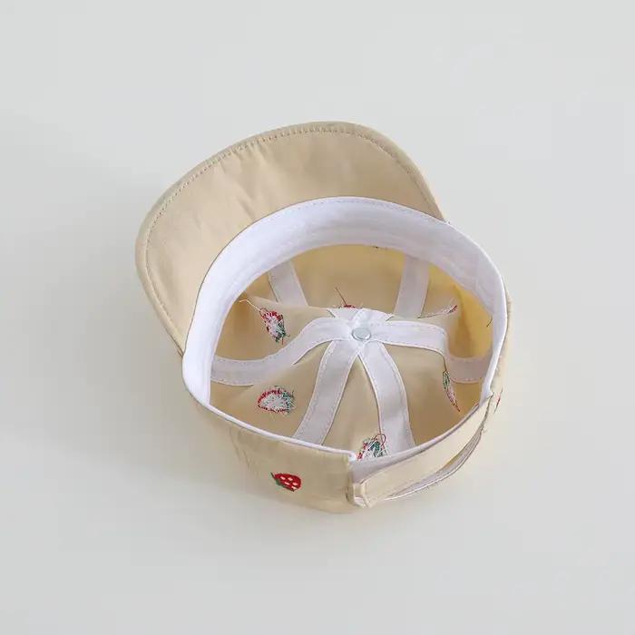 Casquettes de baseball souples à visière fine printemps-automne pour garçons et filles