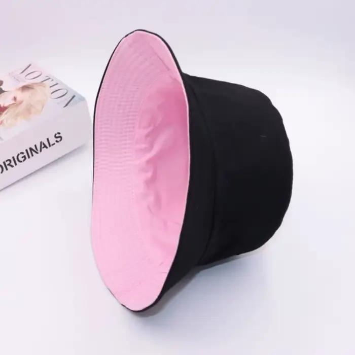 Chapeau Bob Double Face Printemps-Été à Large Bord