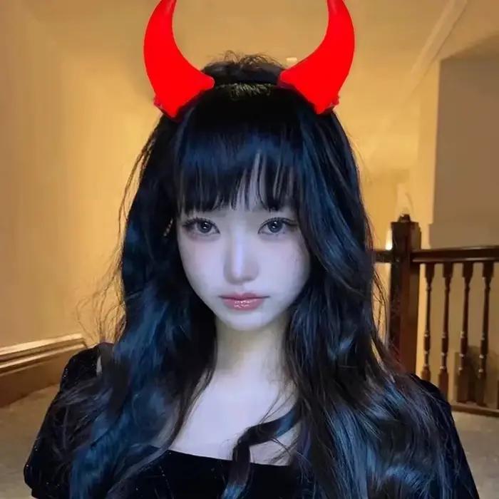 Bandeau en corne de diable à lumière rouge