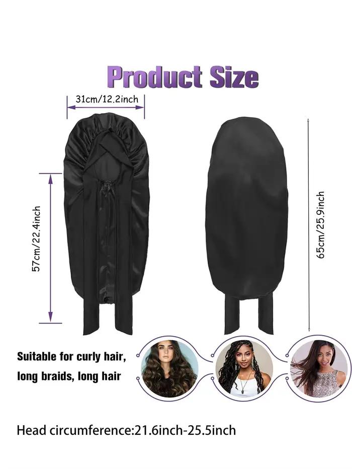 Bonnet Long en Satin doux et soyeux pour femmes