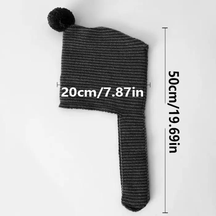 Chapeau écharpe 2 en 1 pour enfants