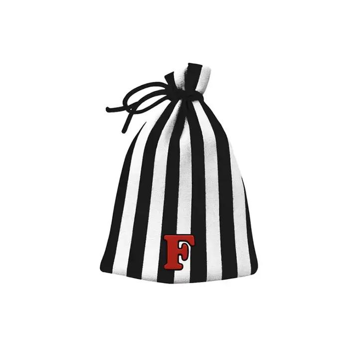 Casquette sans visière à rayures colorées de style universitaire américain