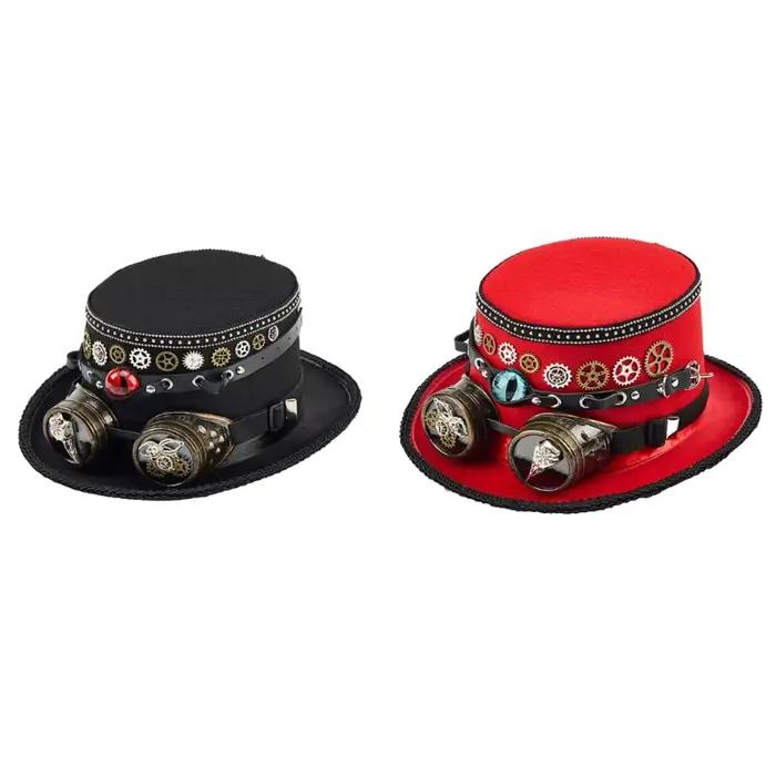 Chapeau foncé, casquette équipement avec œil du diable