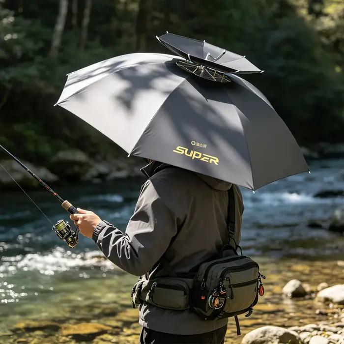 Chapeau de pêche double couche