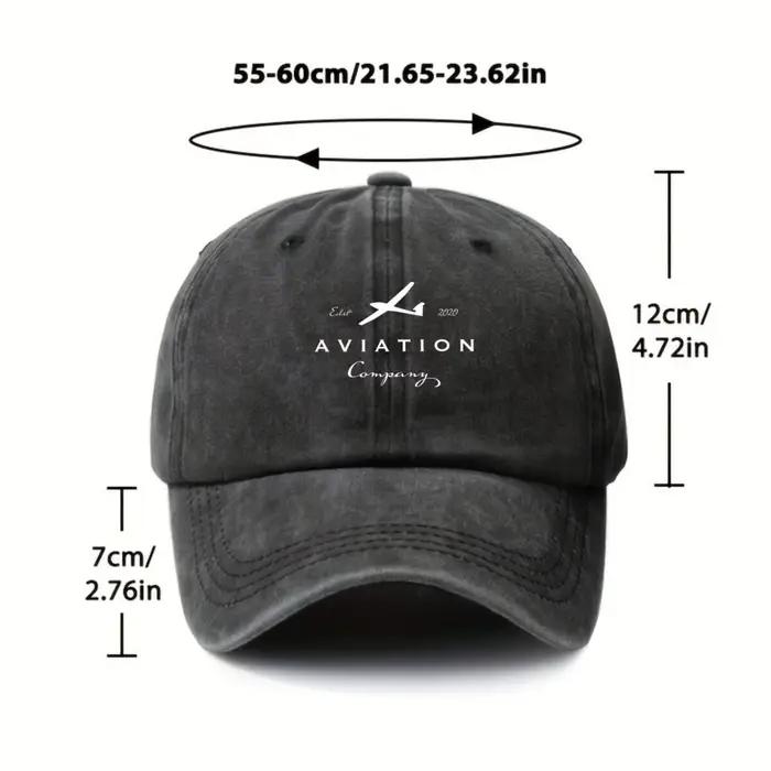 Casquette de baseball Esar Aviation casquette unisexe en coton décontractée logo moderne pour homme et femme four seasons occasions spéciales
