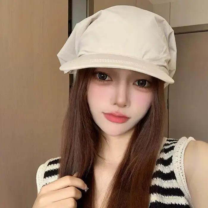 Casquette de baseball tendance avec foulard en dentelle pour femmes voyageuses occasions spéciales été printempsextérieur